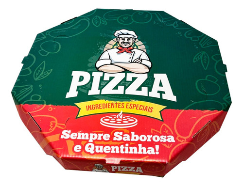 Caixa De Pizza - 50 Unidades