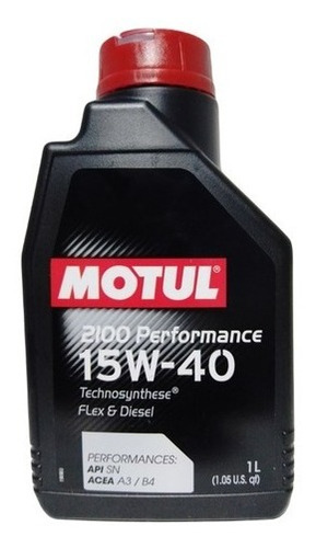 Aceite Motor 15w40 Semi-sintético 2100 Performance Motul 1lt