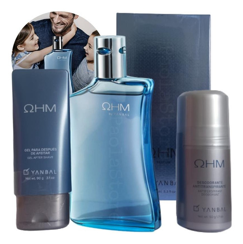 Ohm Kit Perfume, After, Deo Roll On Caja Regalo Yanbal
