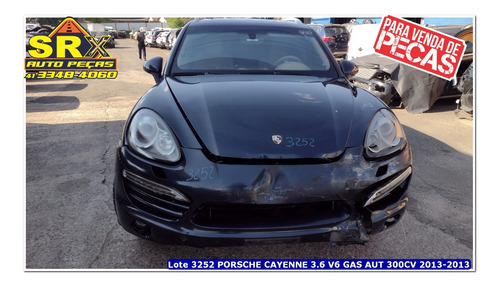 Sucata Porsche Caye 3.6 V6 Gas Aut 300cv 2013 Blindada Pecas