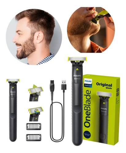 Aparador E Barbeador Phillips Oneblade S/fio Bivolt