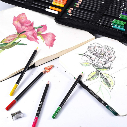 Set De 145 Piezas Profesionales Lapices Para Dibujo H & B