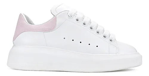 Tenis Mujer Rosa Todo Piel Suave Alexander Plataforma Moda
