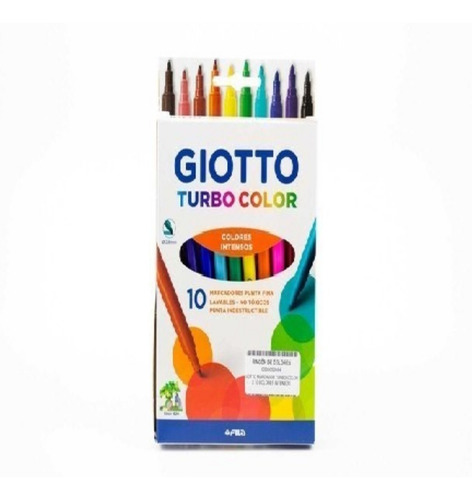 Marcadores Giotto Turbo Color X10 Colores 