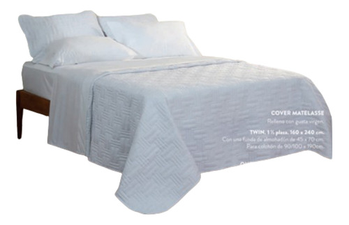 Cubrecama Oregon Premium Soft Matelasse King Cal 280x240cm