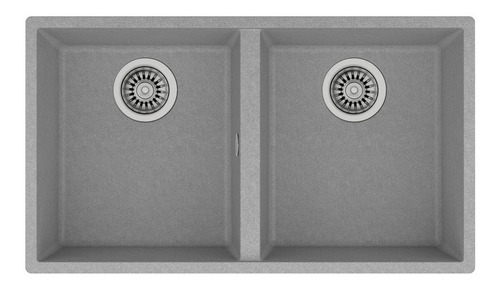 Tarja Submontar Dos Cubetas Teka Square 760 Tg Sg Tegranite Color Gris