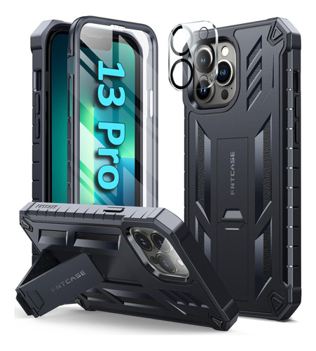 Funda Soios Para iPhone 13 Pro- Clip Para Cinturón Negro