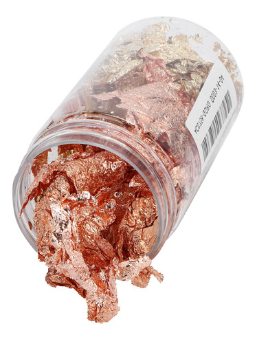 Mix Color Foil Flakes Oro Rosa Lámina Resina Brillo