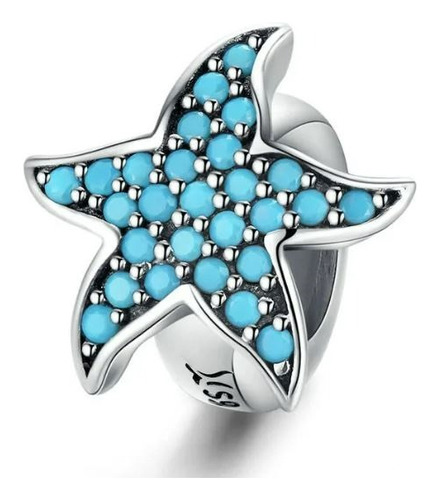 Charm Estrella De Mar - Plata De Ley S925