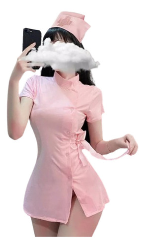 Tc Vestido Uniforme Feminino Sexy Enfermeira, Roupa Cospl