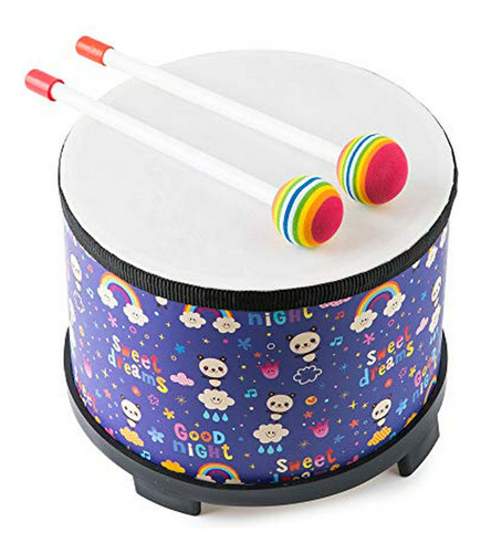 Tambor De Piso Bongo Tom Drum Para Niños De 8 Pulgadas Monte