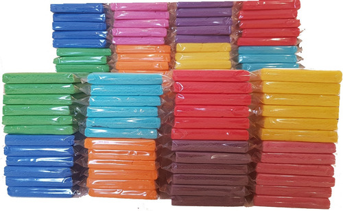 100 Masas Para Modelar Tipo Playdoh X50g + 100 Cortantes Xl