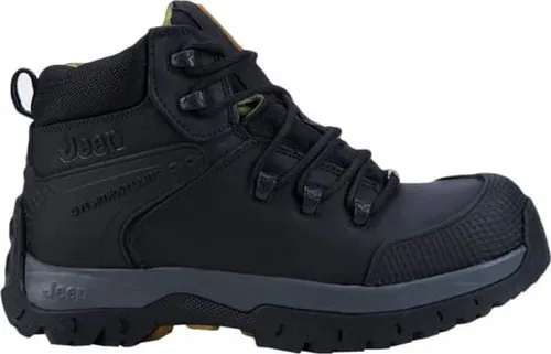 Bota Industrial De Trabajo Jeep 3560 Negro Antiderrapante Meses