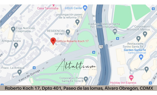 Departamento En Venta Roberto Koch 17, Depto 401, Paseo De Las Lomas, Álvaro Obregón, Cdmx. Vg5-za