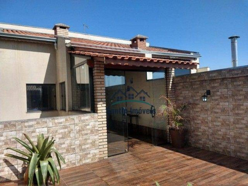 Imagem 5 de 20 de Cobertura Sem Condomínio De 112 M² Com 02 Quartos Planejados (sendo 01 Suíte) À Venda, Por R$ 550.000 - Silveira - Santo André/sp - Co0747