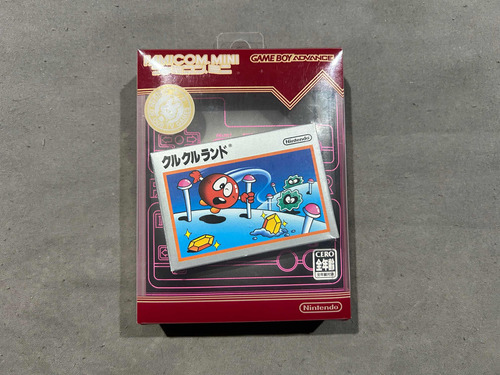 Clu Clu Land Mini Famicom Para Game Boy Advance Japones