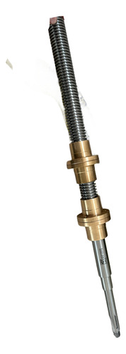 Husillo Para Eje Y Con Tuercas De Bronce Fresadora 9x49