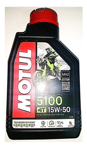 Aceite Motul 5100 15w50 4t Semisintetico