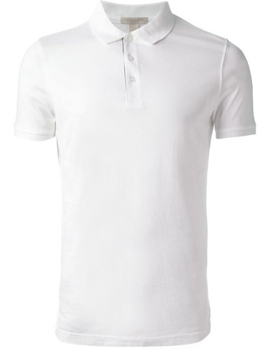 Camiseta Tipo Polo Blanca Adulto Dotacion Uniforme 