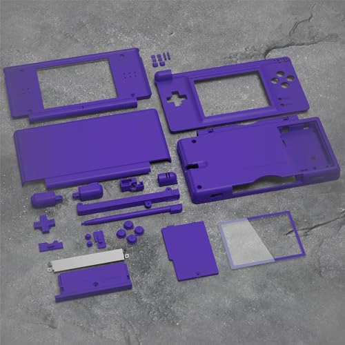 Pack Carcasa Morada Extremerate Para Nintendo Ds Lite