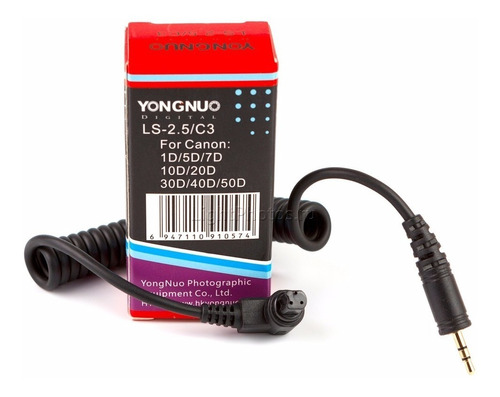 Cable De Disparo Yongnuo Ls-2.5 C3 - Yongnuo Argentina