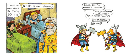Thor And Loki: Midgard Family Mayhem, De Brown, Jeffrey. Na, Vol. 1. Editorial Ediciones Larousse México - Chronicle Books, Tapa Dura, Edición 1ra Edición En Inglés, 2023