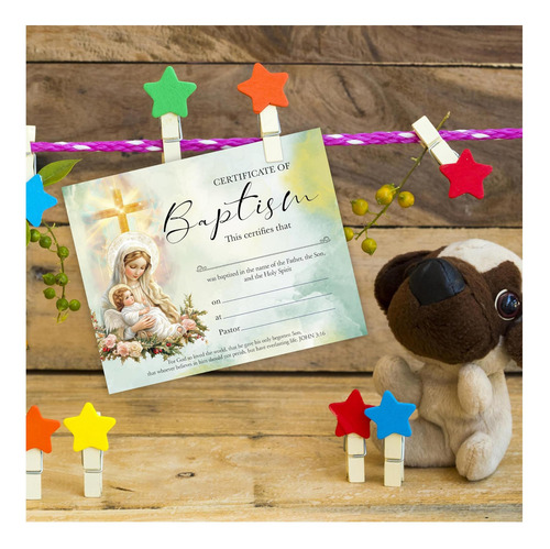 Certificado De Batizado Impresso E Personalizado De Igreja