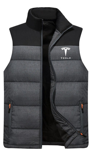 Chamarra Corta Cortavientos Casual Para Hombre Tesla