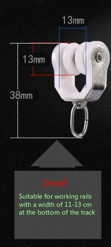 Ganchos Para Cortina De Acero Inoxidable, 10 Unidades