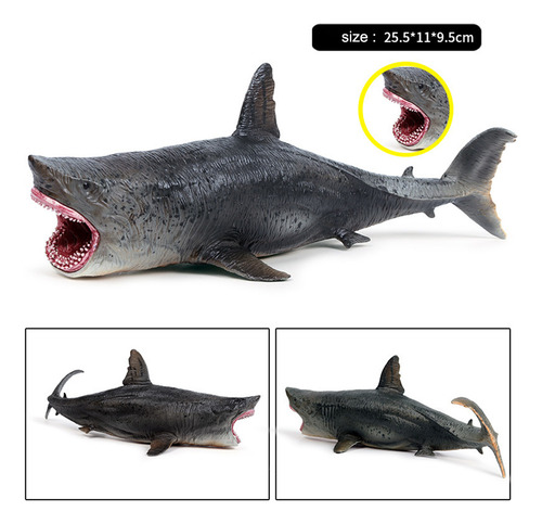 Juguete De Simulación De Animal Marino Megalodon Shark
