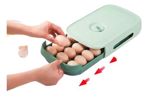 Cajón De Almacenamiento Organizador Para Huevos 18 A 20