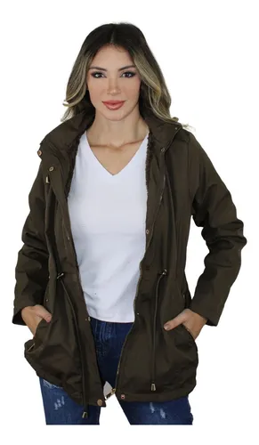Blusa de frio feminina best sale parka