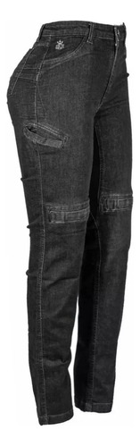Calça Jeans Feminina Proteção Penelope Hlx Confort Preta
