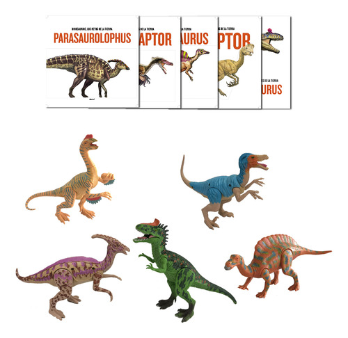 Dinosaurios Reyes De La Tierra Set 6 De 5 Dinosaurios