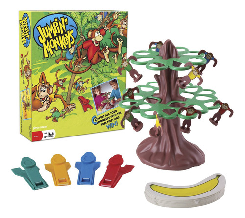 Juego Monos Locos Mesa Niños Jumping Monkey Infantil Familia