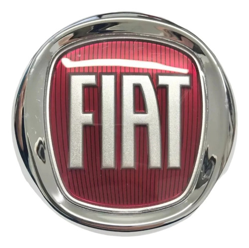 Insignia Emblema De Parrilla Delantero Fiat Punto Linea Nuev Rojo