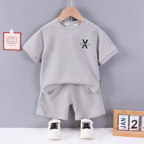 Conjunto De Ropa Infantil Con Camiseta De Manga Corta De ALG
