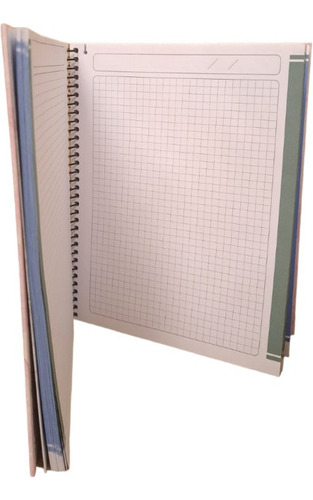 Libreta Francesa Cuaderno Pasta Dura Con Espiral 150 Hojas Color Rosa