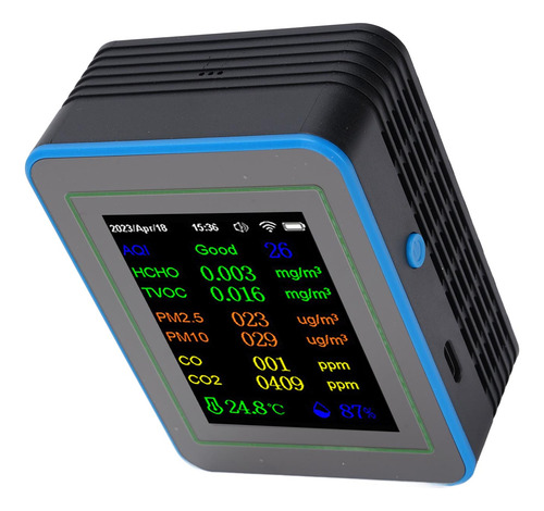 Medidor De Calidad Del Aire 12 En 1 Wifi Co2 Tvoc Hcho Temp