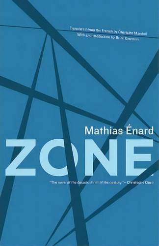 Zone, De Mathias Ãnard. Editorial Open Letter, Tapa Blanda En Inglés