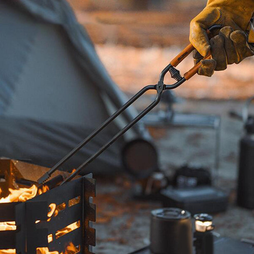 Pinzas Para Fogatas, Pinzas Para Chimenea De 55 Cm Con Funda