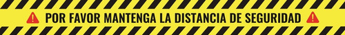 Vinilo Adhesivo Protocolo Distanciamiento Social Tapaboca