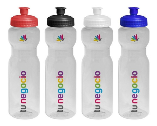 10 Botellas Deportiva Bici Personalizada Con Logo Full Color