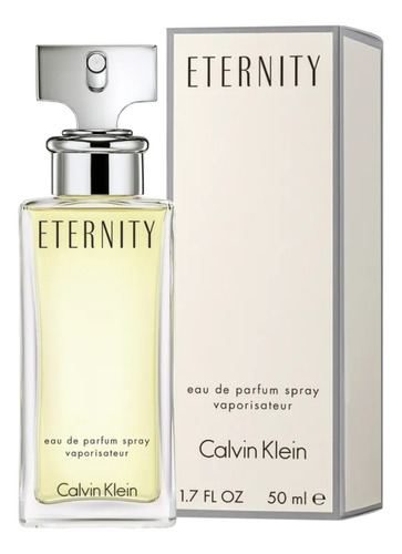Eternity Calvin Klein Eau De Parfum, perfume de mujer, 50 ml