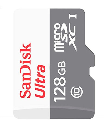 Memoria Micro Sd Sandisk 128gb Clase 10 De 80mb/s Original