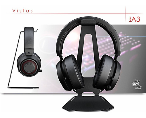 Imagen 5 de 8 de Soporte Auriculares Gamer Metalico Pc Ps4 -alto- Premium!!!