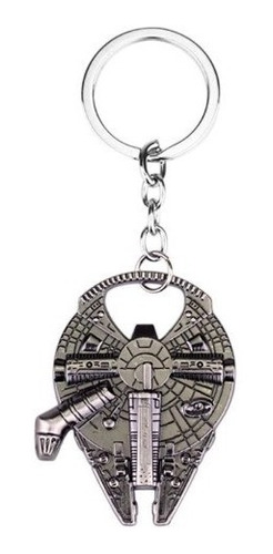Imagen 1 de 5 de Millennium Falcon Halcón Star Wars Llavero Destapador