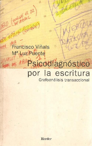 Libro Psicodiagnostico Por La Escritura : Grafoanalisis Tran