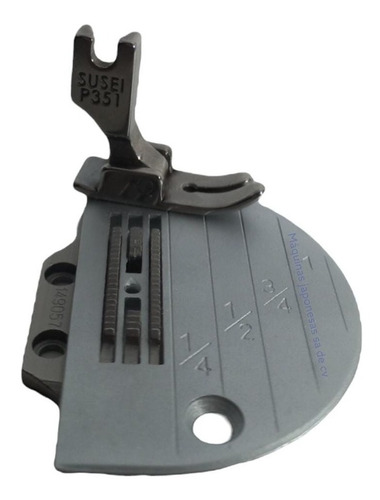 Imagen 2 de 4 de Pie Placa Y Dientes Para Maquina De Coser Recta Industrial