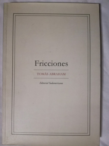 Fricciones - Tomés Abraham